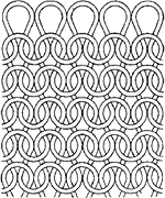 Fig. 4 Curved parts of the knitted loop