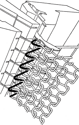 Fig. 28 Landing the loops.